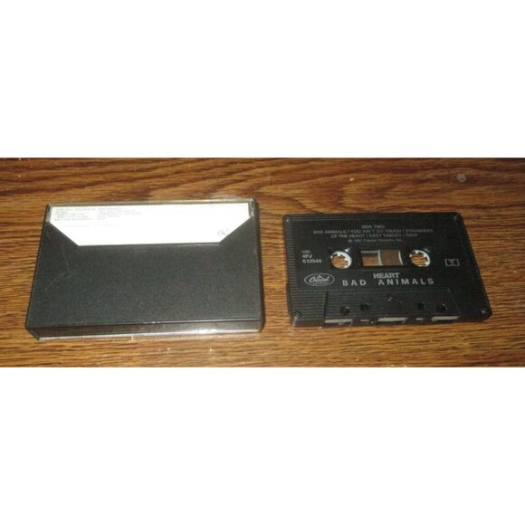 Heart - Bad Animals on cassette (Capitol Records, 1987) - Picture 2 of 4